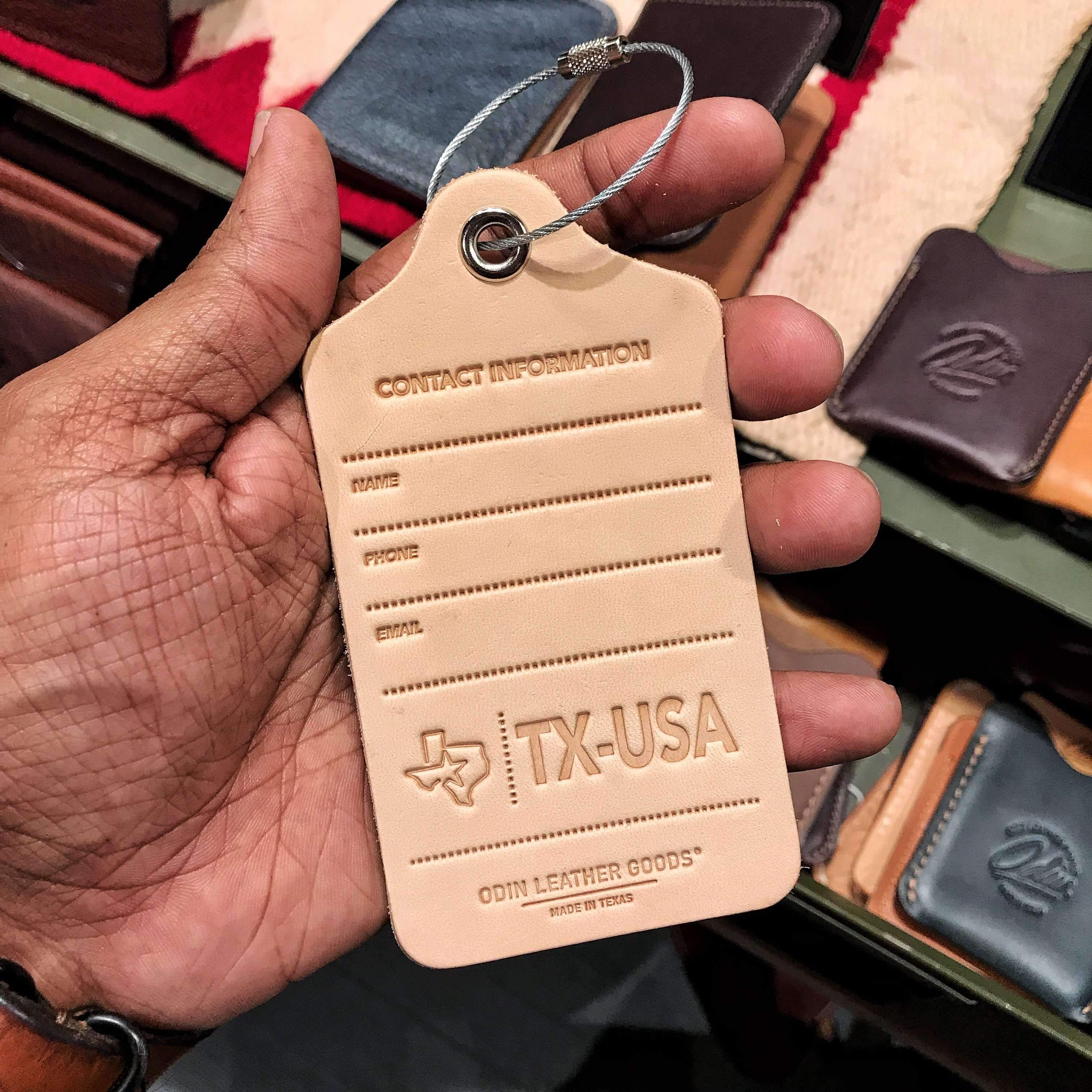 Bag Tag - Odin Leather Goods