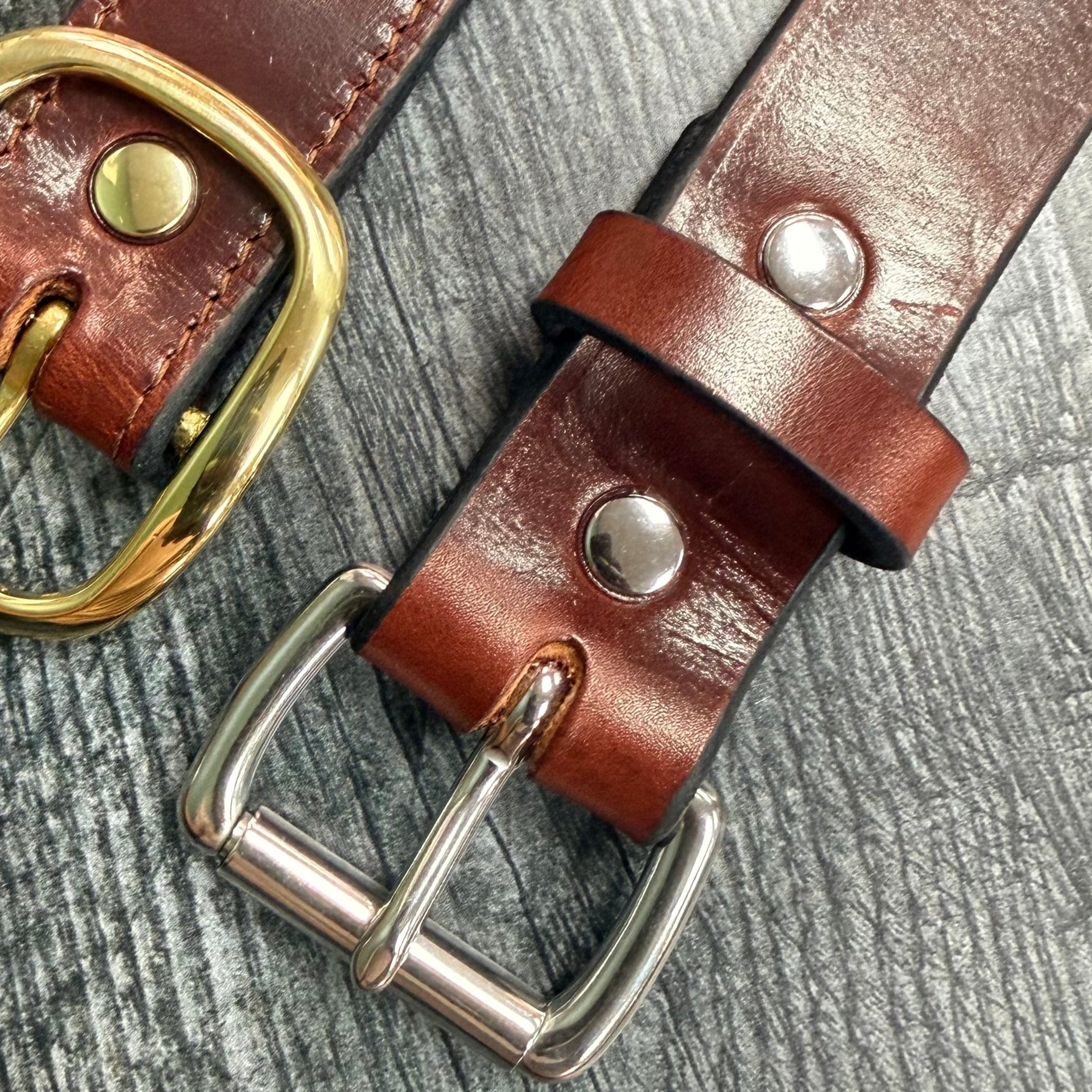 Casual Duty Belt - Burgundy (Unstitched): Belt by Odin Leather Goods
